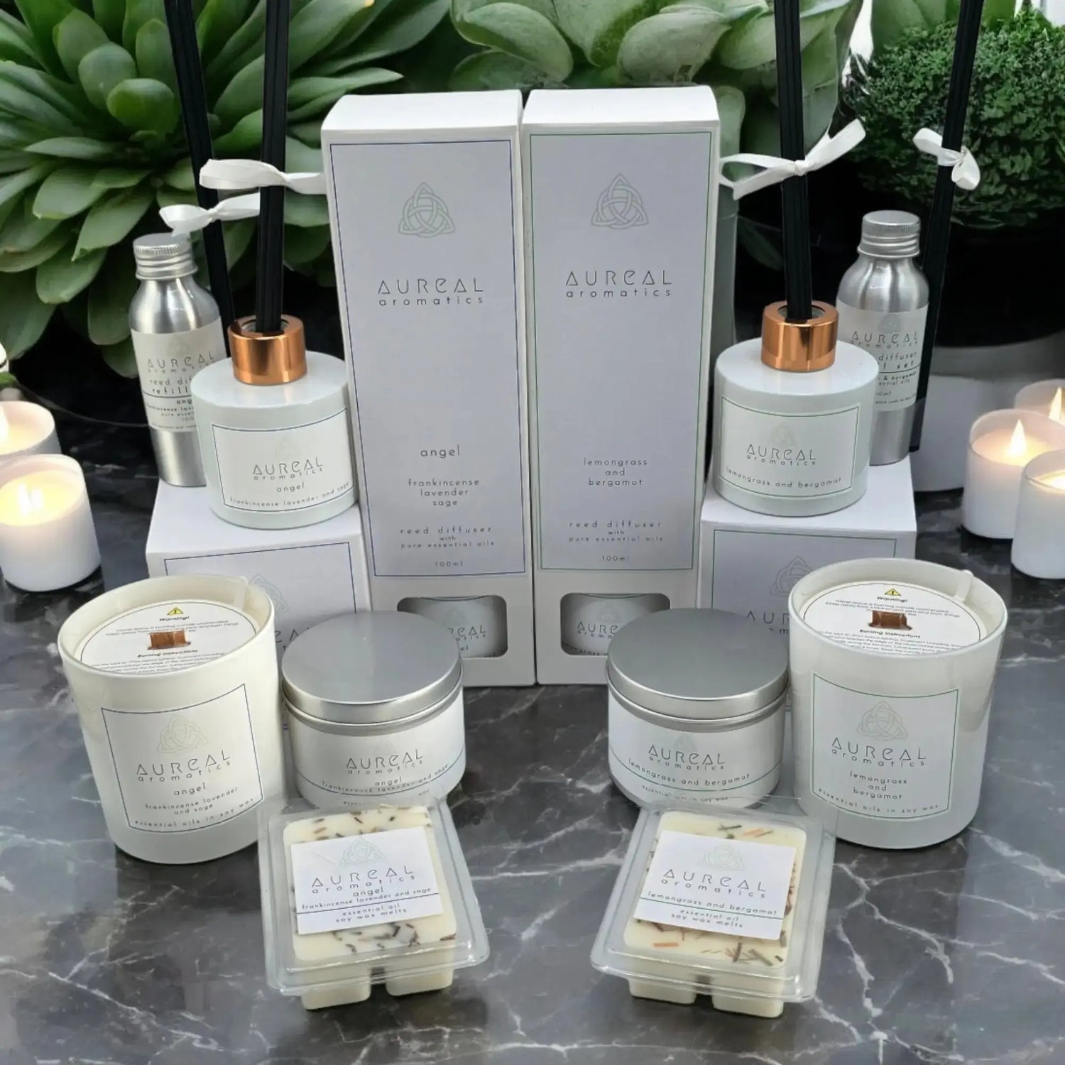 Essential oil candles