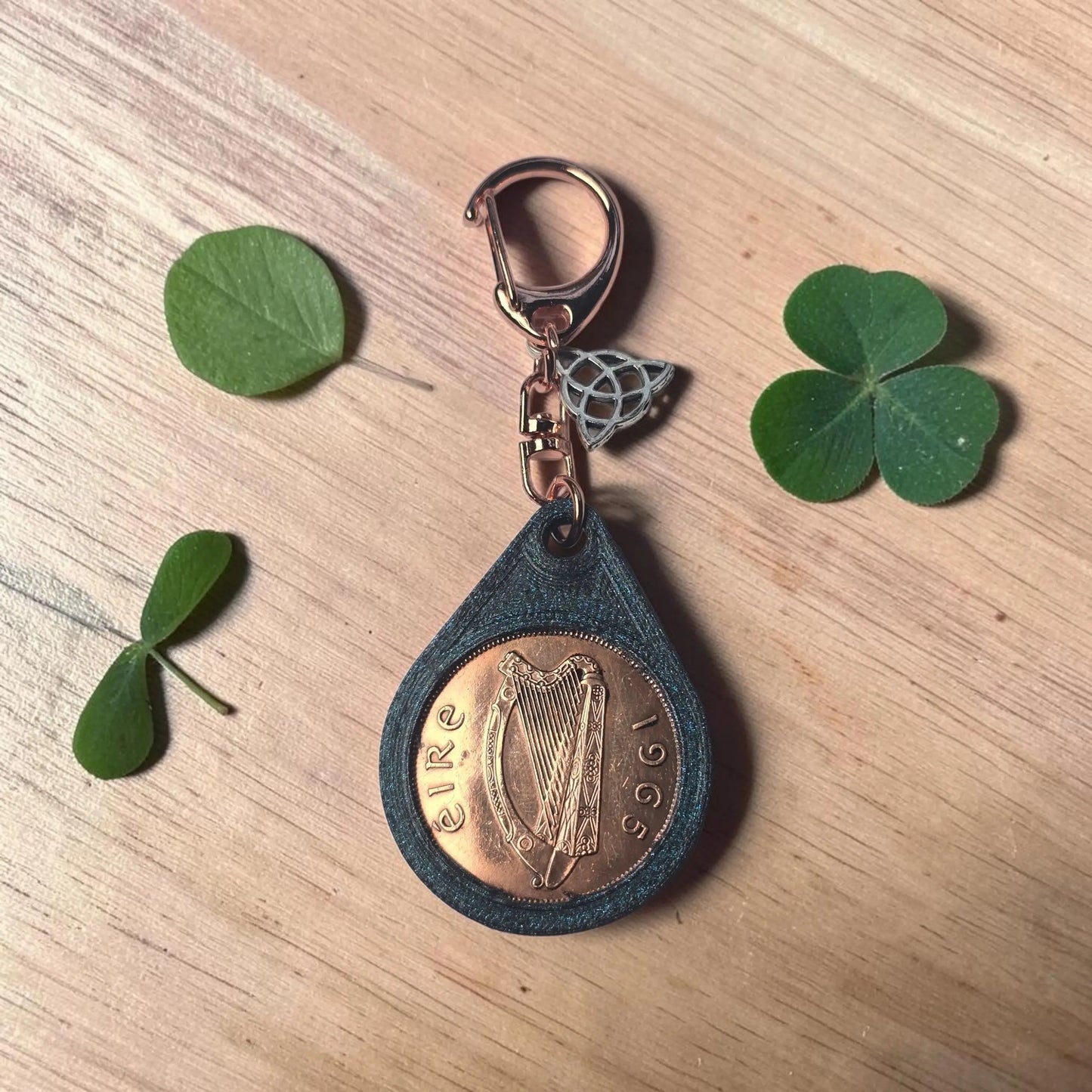 Irish Lucky Penny Keyring